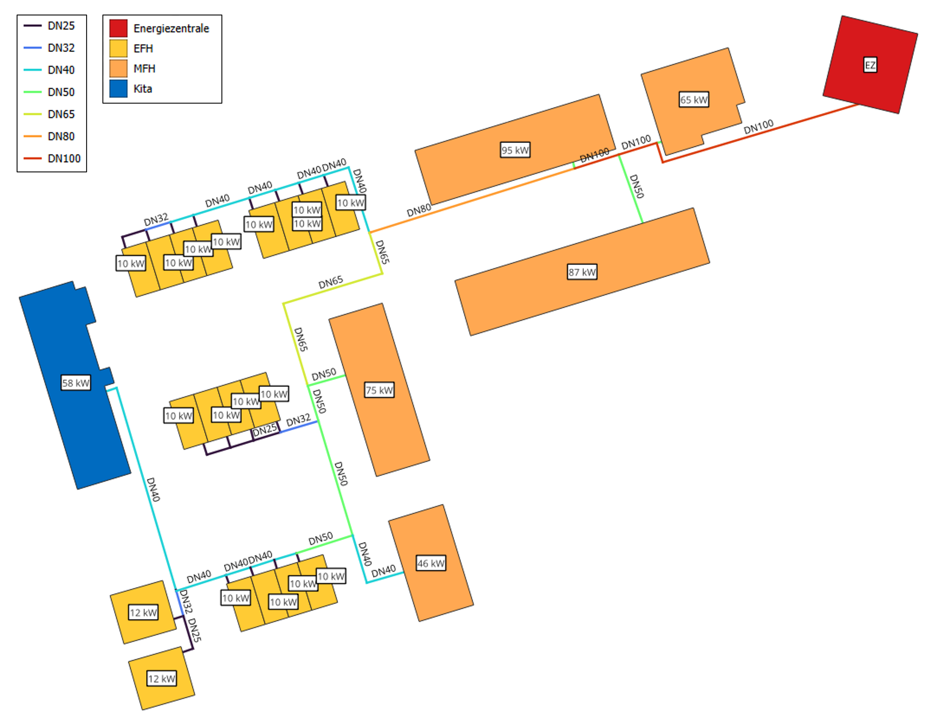 Referenzquartier in QGIS